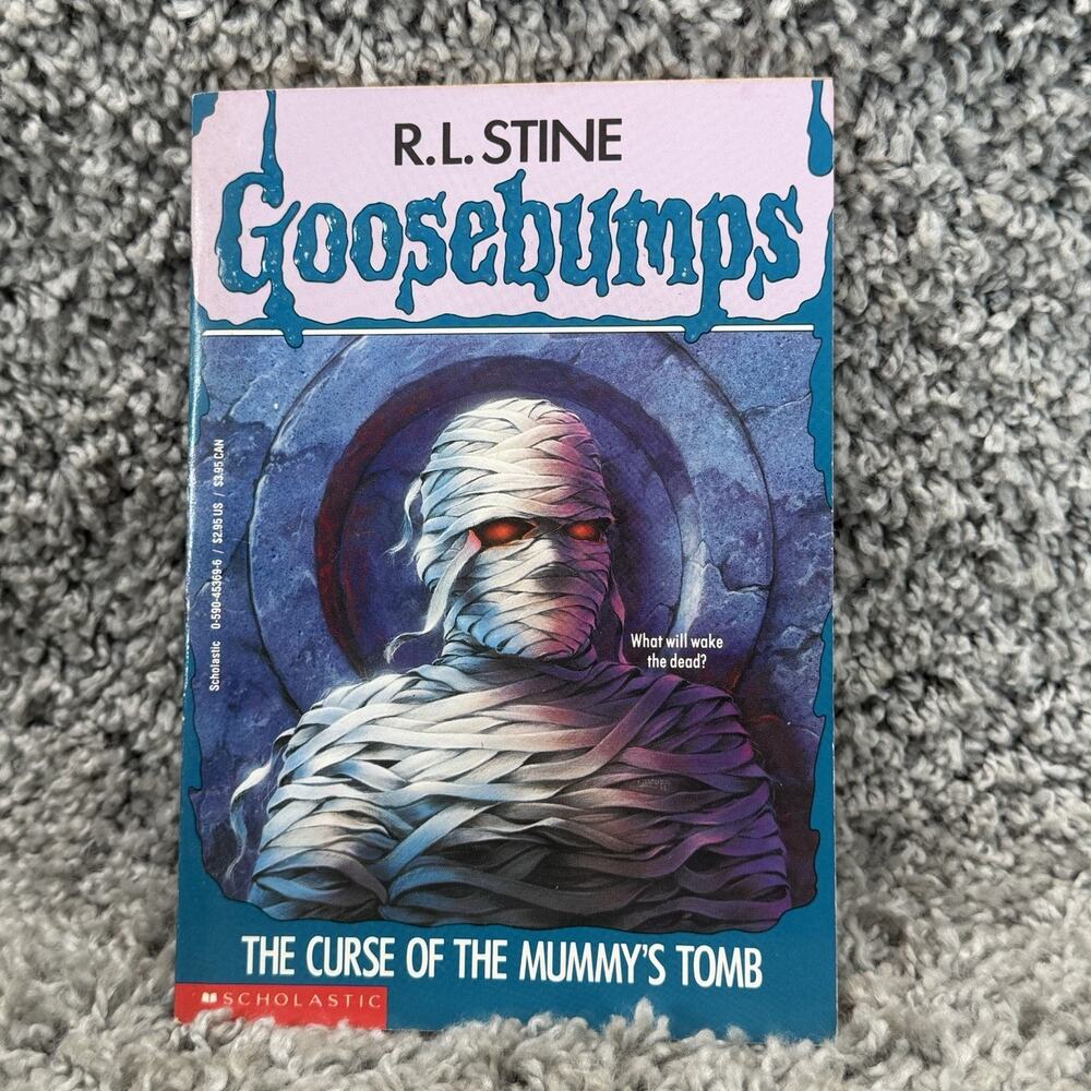 Goosebumps #5 Curse of the Mummy’s Tomb R.L. Stine 1993 6th Printing Vintage